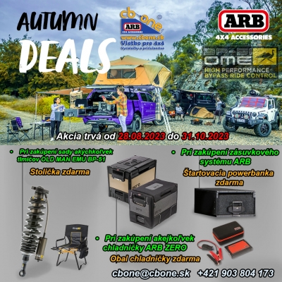 Veľká jesenná akcia od ARB 4x4 ACCESSORIES začína!